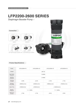 Serie LEFOO 36V 2200-2600GPD