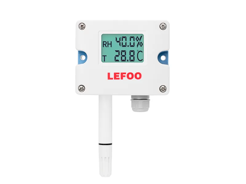 Transmisor de temperatura y humedad con pantalla lfh30 fabricante