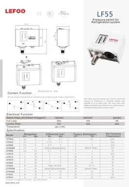 Interruptor de control de temperatura LF55