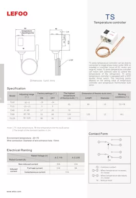 Controlador de temperatura TS